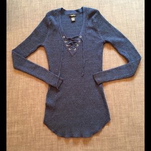 Blue long sleeve shirt